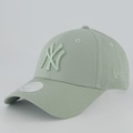 Boné Adulto New Era New York Yankees MLB League Aba Curva VERDE