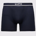 Cueca Boxer Lupo Microfibra Sem Costura Masculina AZUL ESCURO