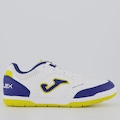 Chuteira Futsal Infantil Joma Top Flex Jr BRANCO