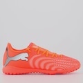 Chuteira Society Adulto Puma Future 9 Play TT LARANJA