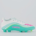 Chuteira de Campo Infantil Adidas F50 Messi League FG MG BRANCO