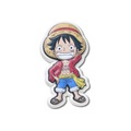 Jibbitz™ One Piece Luffy Único - Unissex BRANCO