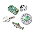 Jibbitz™ Acessórios de Pesca Pack Com 5 Peças UNICO - Unissex BRANCO