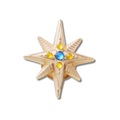Jibbitz™ Estrela Celestial Com Gema Único - Unissex BRANCO