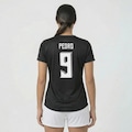 Camisa Flamengo Nação Logo 9 Pedro Feminina PRETO