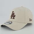 Boné New Era Los Angeles Dodgers MLB 940 Snap BEGE