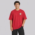 Camisa Internacional Street Oversized Masculina VERMELHO