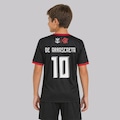 Camisa Flamengo Emoção Listrada 10 De Arrascaeta Infantil PRETO