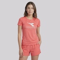 Camiseta Diadora Basic Logo II Feminina ROSA