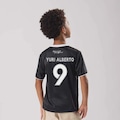 Camisa Corinthians Corinto 9 Yuri Alberto Infantil PRETO