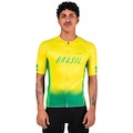 Camisa Ciclismo ERT New Elite Brasil 2.0 - Unissex AMARELO