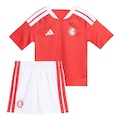 Mini Kit Oficial SC Internacional adidas - Infantil VERMELHO