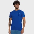 Camiseta do Cruzeiro Classic Surf Center - Masculina AZUL ESC/BRANCO