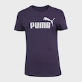 Camiseta Puma Ess No.1 Logo Feminina ROXO