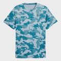 Camiseta Puma Tad Essential AOP Masculino AZUL