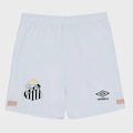 Calção Umbro Santos Oficial 2026 Masculino BRANCO