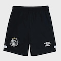 Calção do Santos Oficial II 2026 Umbro Masculino PRETO