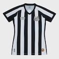 Camisa Umbro Santos Oficial 2 2026 Feminina - Torcedora PRETO