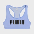 Top Puma 4Keeps Média Sustentação Feminino LILAS