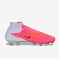 Chuteira Campo Nike Phantom 6 Elite High BRANCO/ROSA