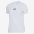 Camiseta Corinthians Nike Crest Feminina BRANCO