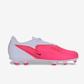 Chuteira Campo Nike Phantom 6 Club Low BRANCO/ROSA