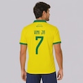 Camisa do Brasil Seleça 7 Vini Jr Masculina AMARELO