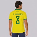 Camisa do Brasil Seleça 8 B. Guimarães Masculina AMARELO