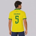Camisa do Brasil Seleça Amarela 5 Casemiro Masculina AMARELO