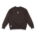 Blusão de Moletom New Era Fleece Tops New York Yankees MLB Masculino MARROM