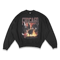 Blusão de Moletom New Era Careca Chicago Bulls NBA Masculino CHUMBO