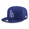 Bone New Era 59FIFTY MLB Los Angeles Dodgers Batting Practice Masculino AZUL