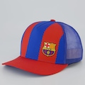 Boné Barcelona Trucker Americano AZUL