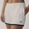 Short Fila Rib Feminino BRANCO