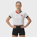 Cropped do Flamengo Away - Feminino BRANCO