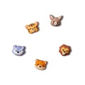 Kit Jibbitz™ Crocs Animais Adolescentes Pack com 5 Peças BRANCO