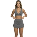 Top Bojo Suplex Liso Vekyo - Feminino CINZA