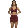 Top Bojo Suplex Liso Vekyo - Feminino VINHO