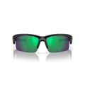 Óculos de Sol Infantil Oakley Capacitor Court Collection Prizm Road Jade PRETO/VERDE