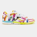 Chuteira de Futsal Adulto Joma Top Flex Rebound Graffiti BRANCO