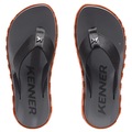 Chinelo Kenner Megah CINZA ESC/LARANJ CLA
