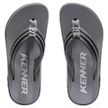 Chinelo Kenner Kivah Reflex Masculino CINZA/PRETO