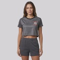 Cropped Corinthians Mito FutFanatics Feminina CINZA