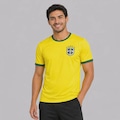 Camisa Brasil Canarinho Amarela FutFanatics Masculina AMARELO