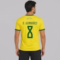 Camisa FutFanatics Brasil Canarinho 8 B. Guimarães Masculina AMARELO