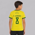 Camisa Brasil Canarinho Juvenil 8 B. Guimarães FutFanatics Infantil AMARELO