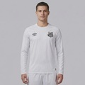 Camisa do Santos I 2026 Umbro Manga Longa Masculina BRANCO