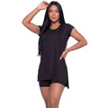 Conjunto Fitness Feminino Vekyo Suplex PRETO