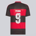 Camisa do Flamengo I 2026 9 Pedro adidas Masculina PRETO