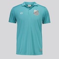 Camiseta Polo Santos Esportiva Príncipe FutFanatics Masculino AZUL